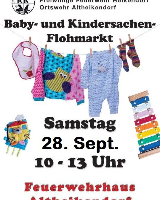 Anmeldung zum Baby- und Kindersachenflohmarkt