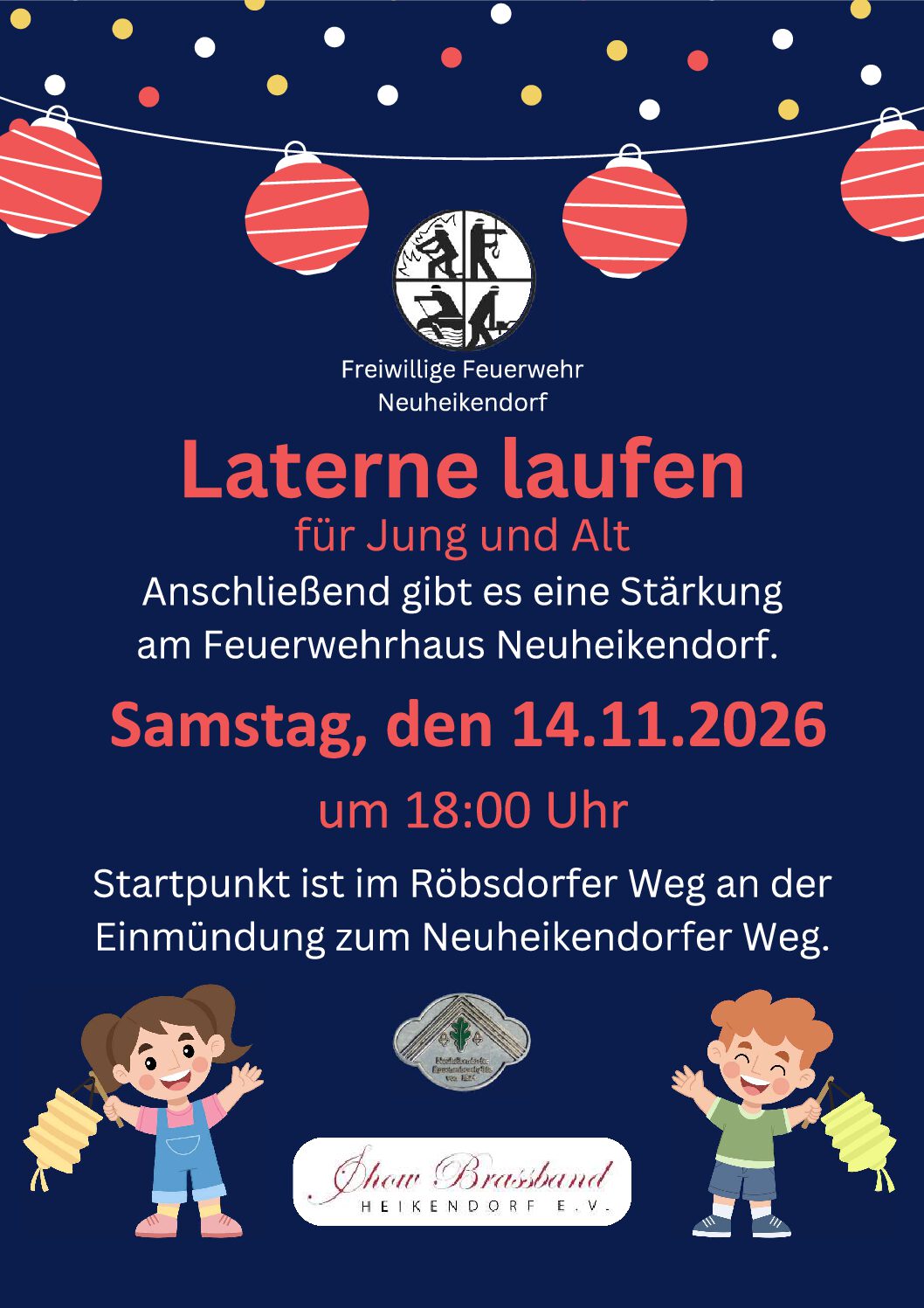 Laterne laufen in Neuheikendorf